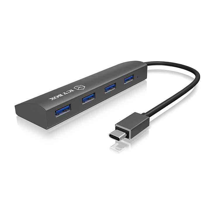 USB-C hub ICY BOX IB-AC6405-C - 4 x USB-A 3.0