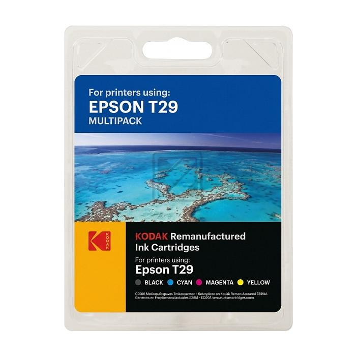 Kodak no.29Value Pack (Sort, cyan, magenta, ) 4 x 12 ml - Epson (kompatibel)