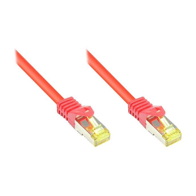 Netværkskabel econ connect 8070R-020R Cat7 S/FTP RJ45 2 m - rød