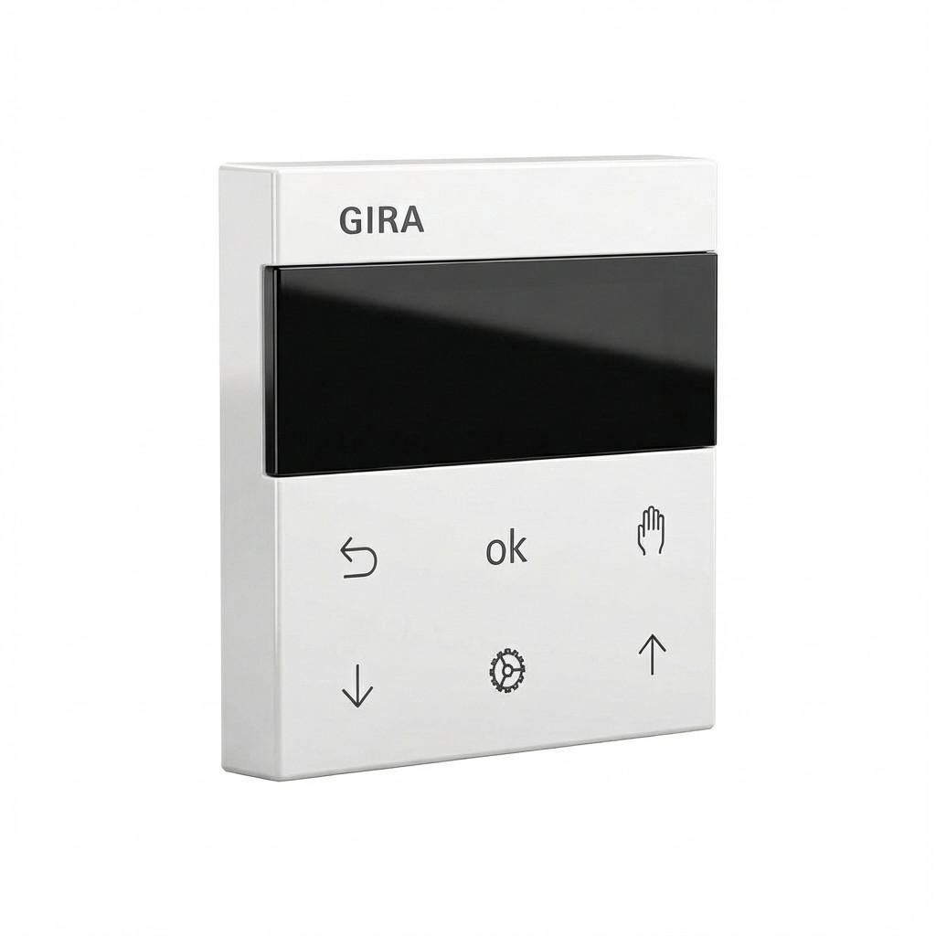 Gira S3000 Jalousie- und Schaltuhr Display System 55 Reinweiß glänzend