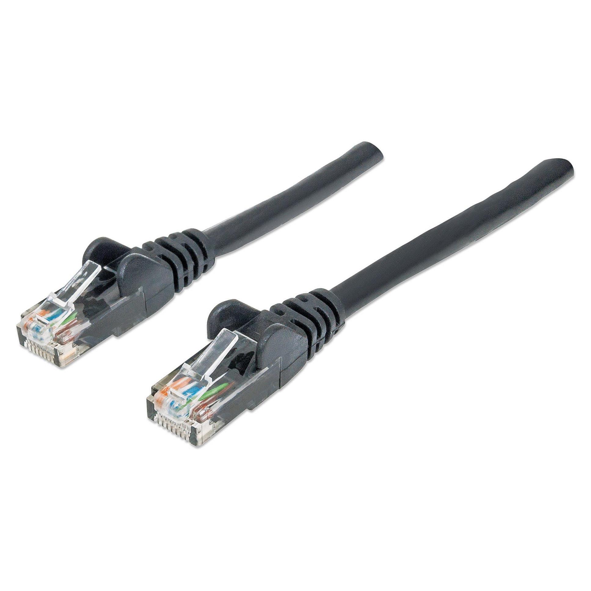 Netværkspatchkabel Intellinet Cat6 U/UTP RJ45 - 1,5 m sort