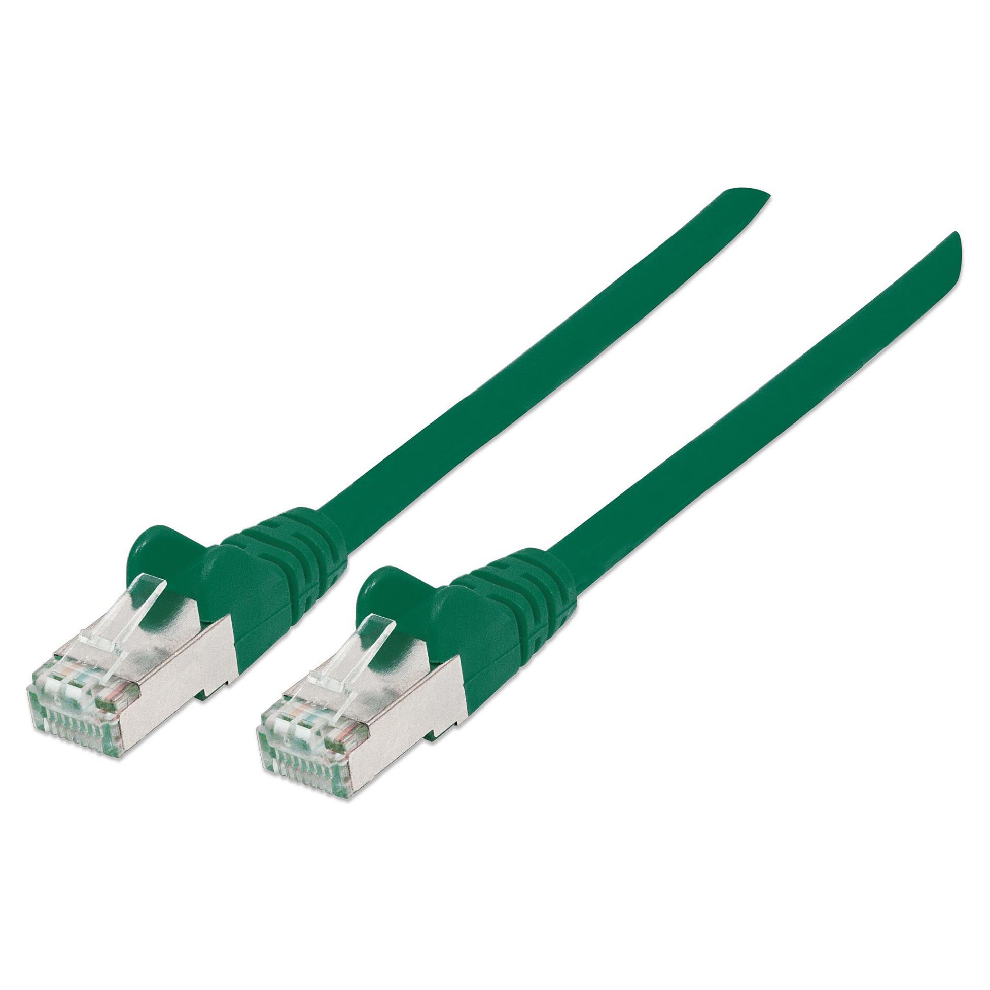 Netværkskabel Intellinet Cat6A S/FTP LSZH 1,5 m - grøn