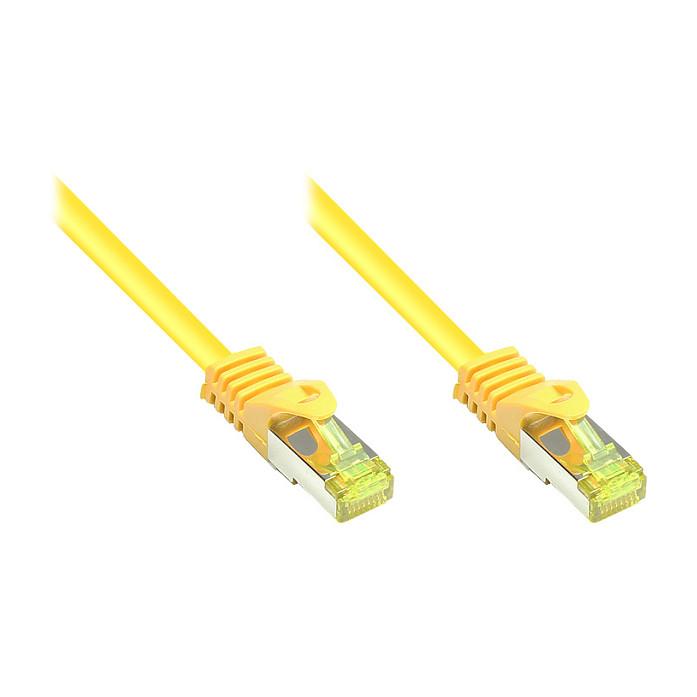 RJ45 patchkabel 8070R-030Y Cat7 S/FTP - gul, 3 m
