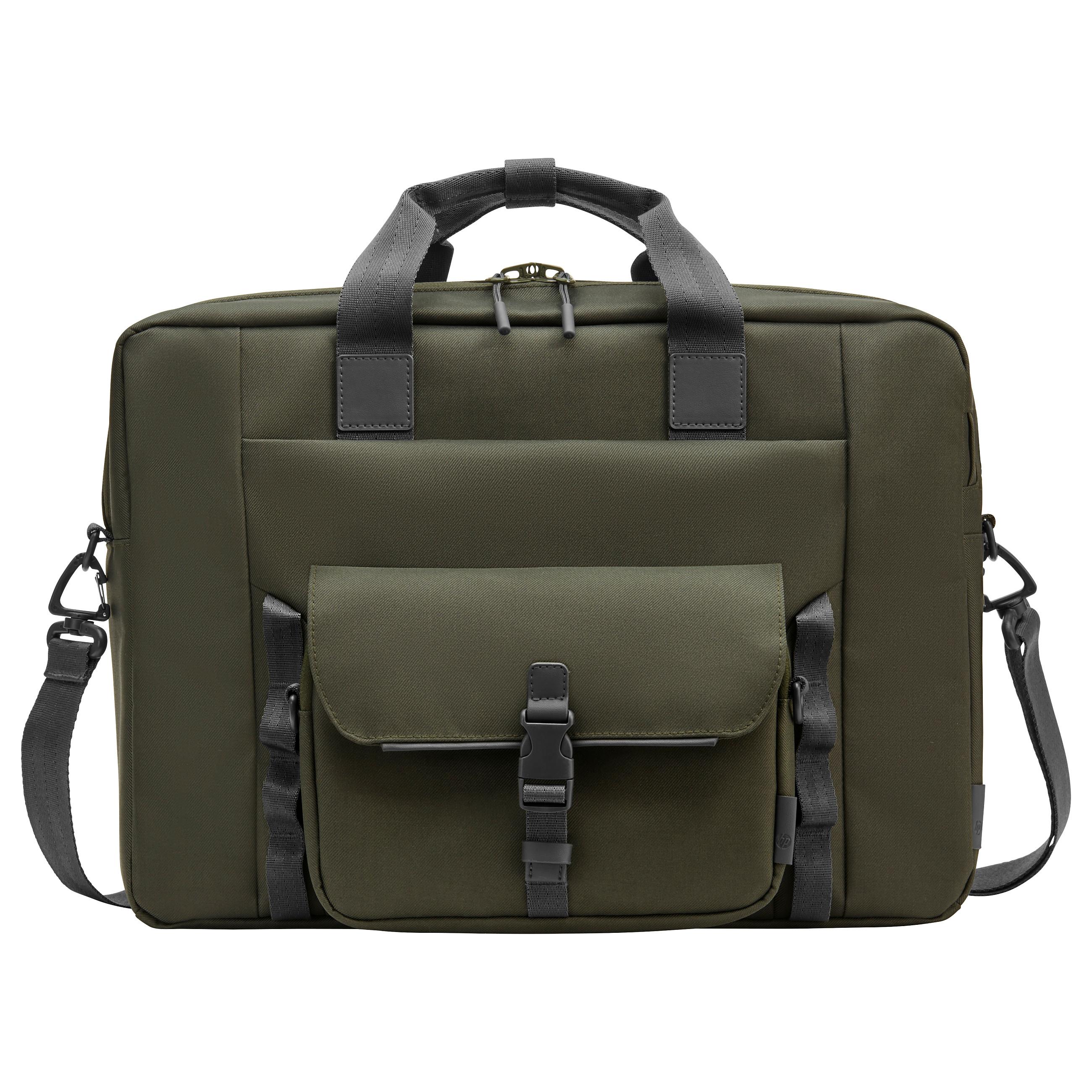 Hp 15,6 tommer Modulopbygget Taske Til Bærbar Computer 15.6 tommer Polyester Grå, Grøn