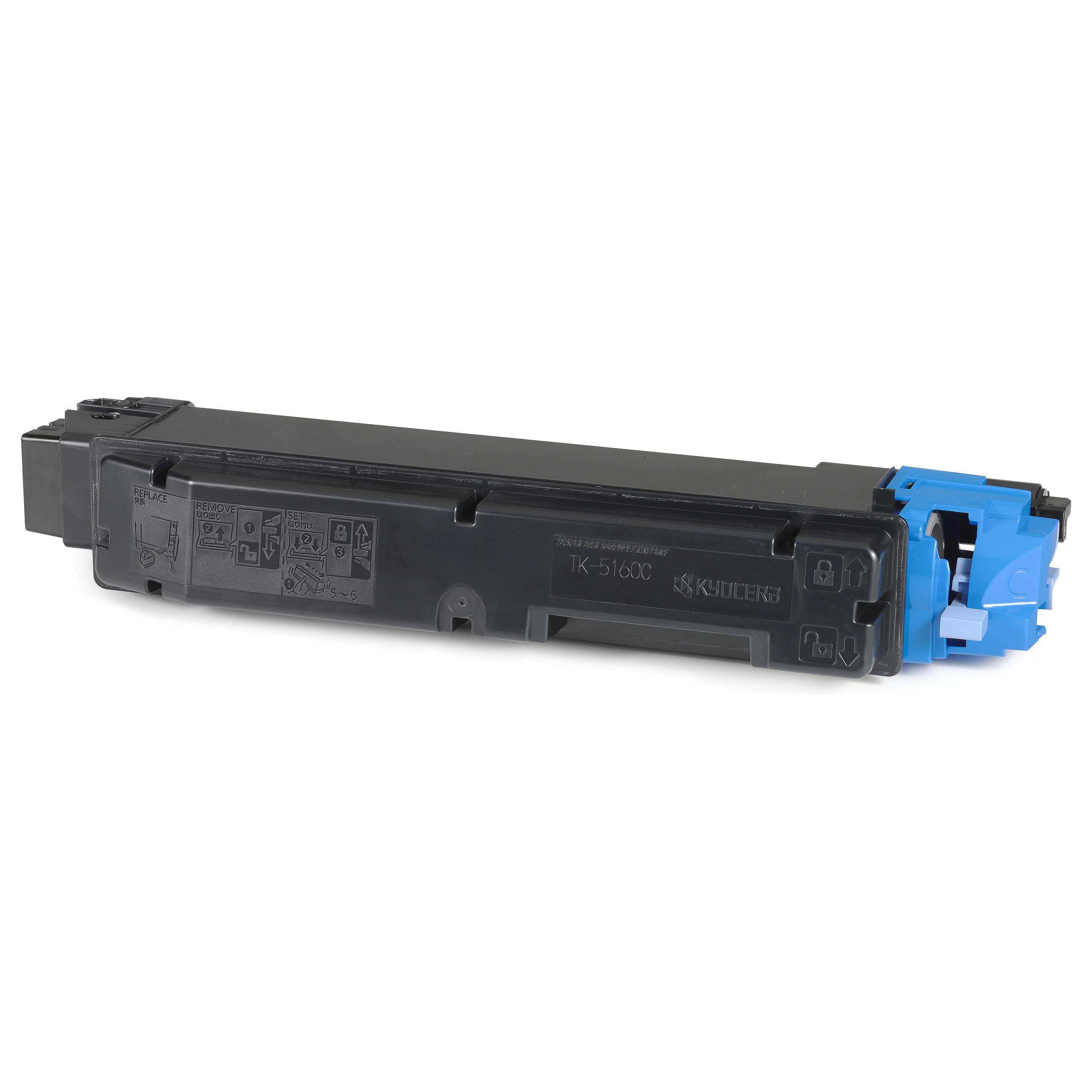 Kyocera TK 5160C - Cyan - original - tonerpatron - for ECOSYS P7040cdn, P7040cdn/KL3