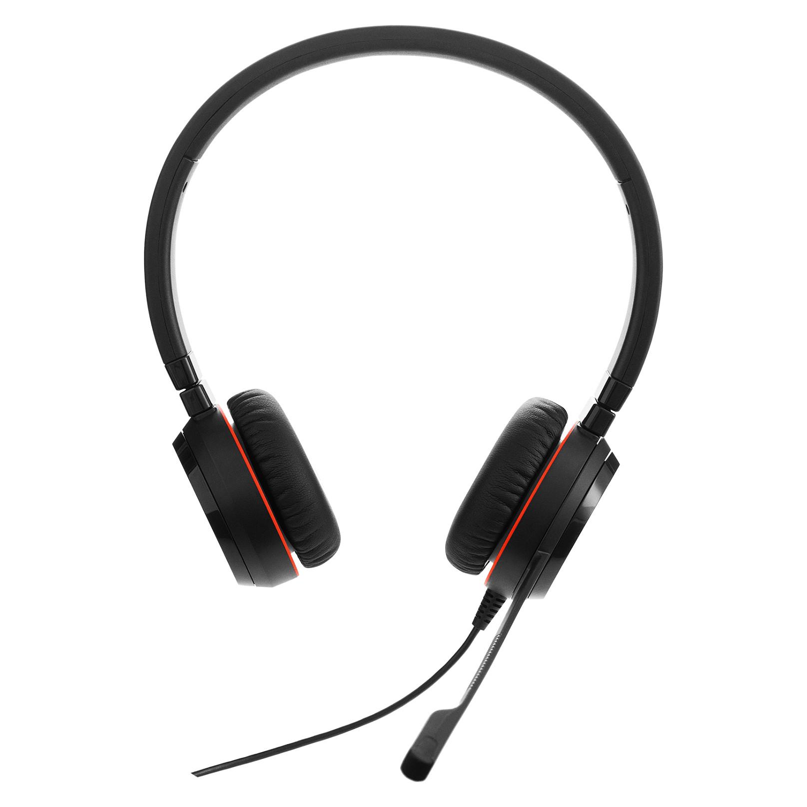Jabra Evolve 30 II MS stereo Kablet Høretelefoner Sort