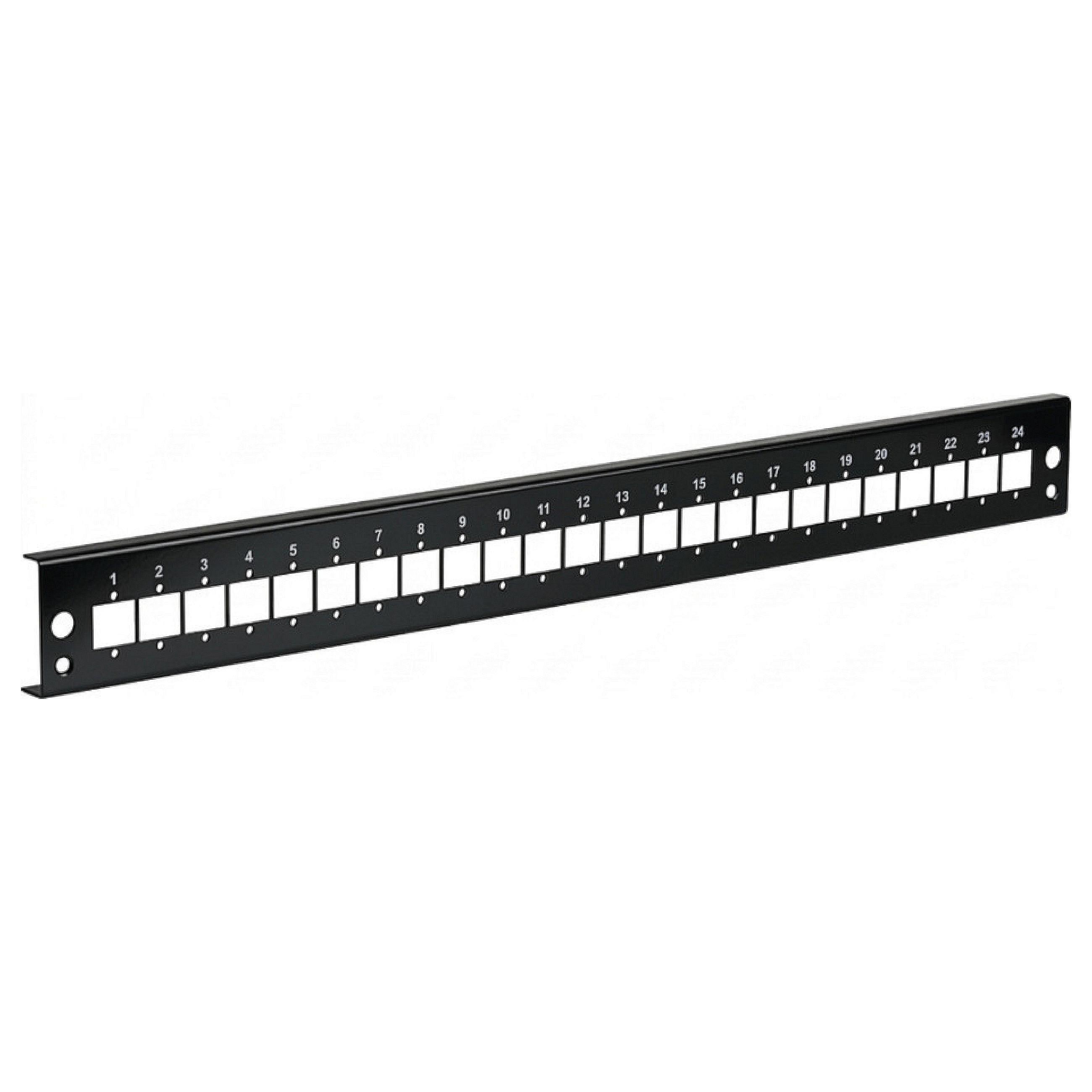 Frontblende EFB Elektronik 24x E2000 Duplex E2000 Compact RDM - sort