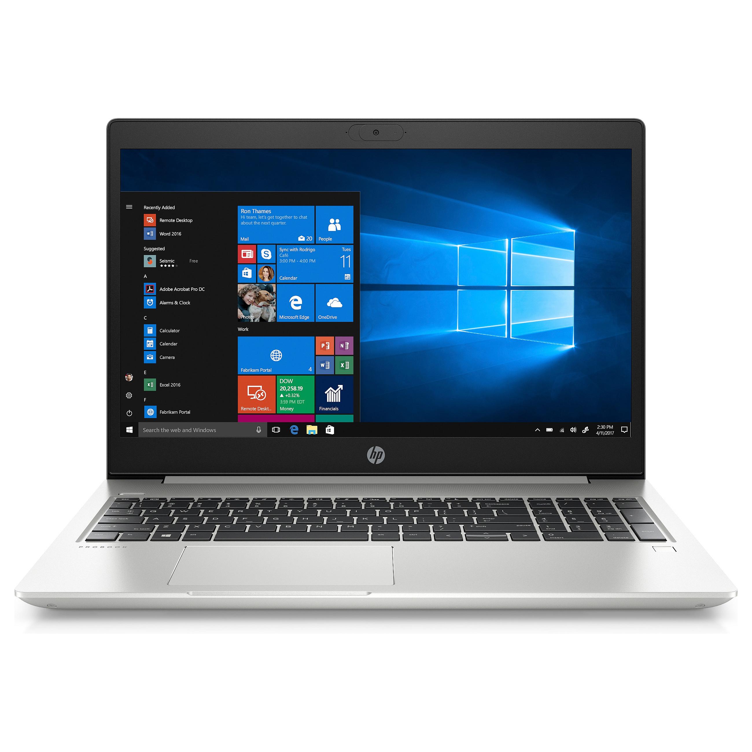 Bærbar computer HP ProBook 450 G7 15,6" i5-10210U/16 GB/256 GB SSD LTE - sølv
