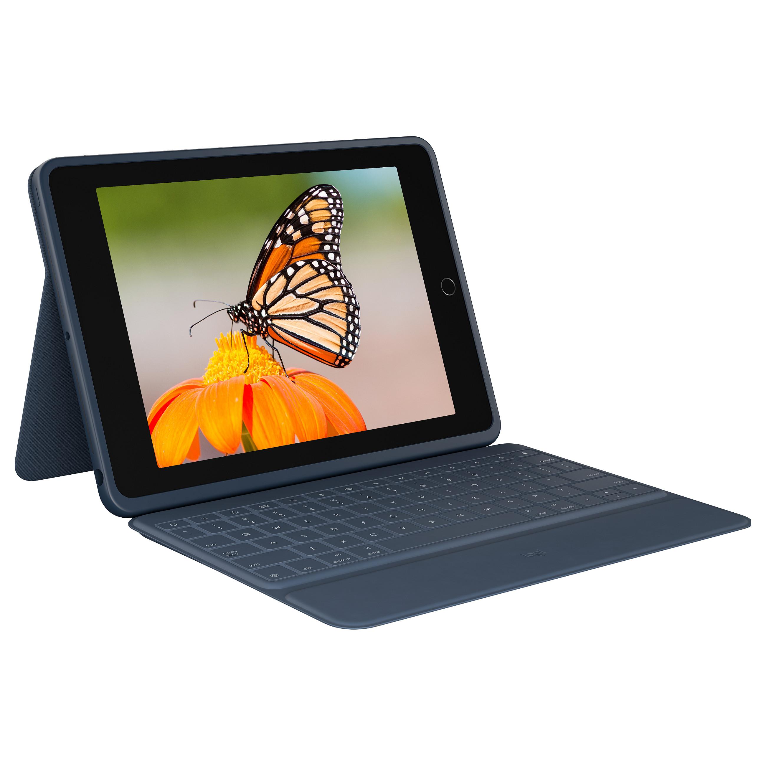 Logitech Rugged Combo 3 For Education Tastatur og folio-kasse Kabling Apple 10.2-inch iPad (7. generation, 8. generation, 9. generation)
