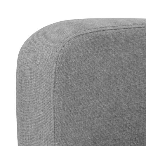 Todelt sofasæt lysegråt stof