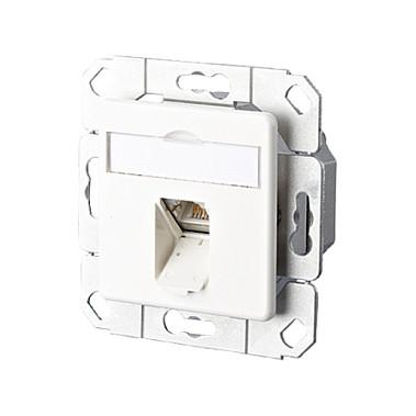 RJ45-netværksdåse METZ CONNECT E-DAT C6 8(8) UPk Cat.6 - hvid