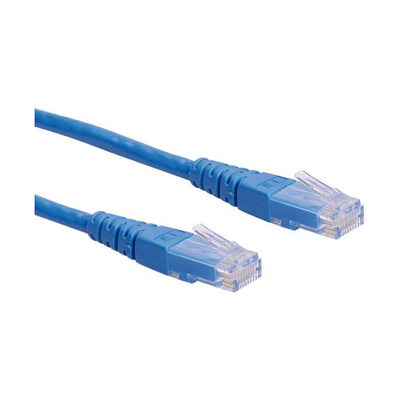 Patchkabel ROLINE Cat.6 Class E U/UTP - blå