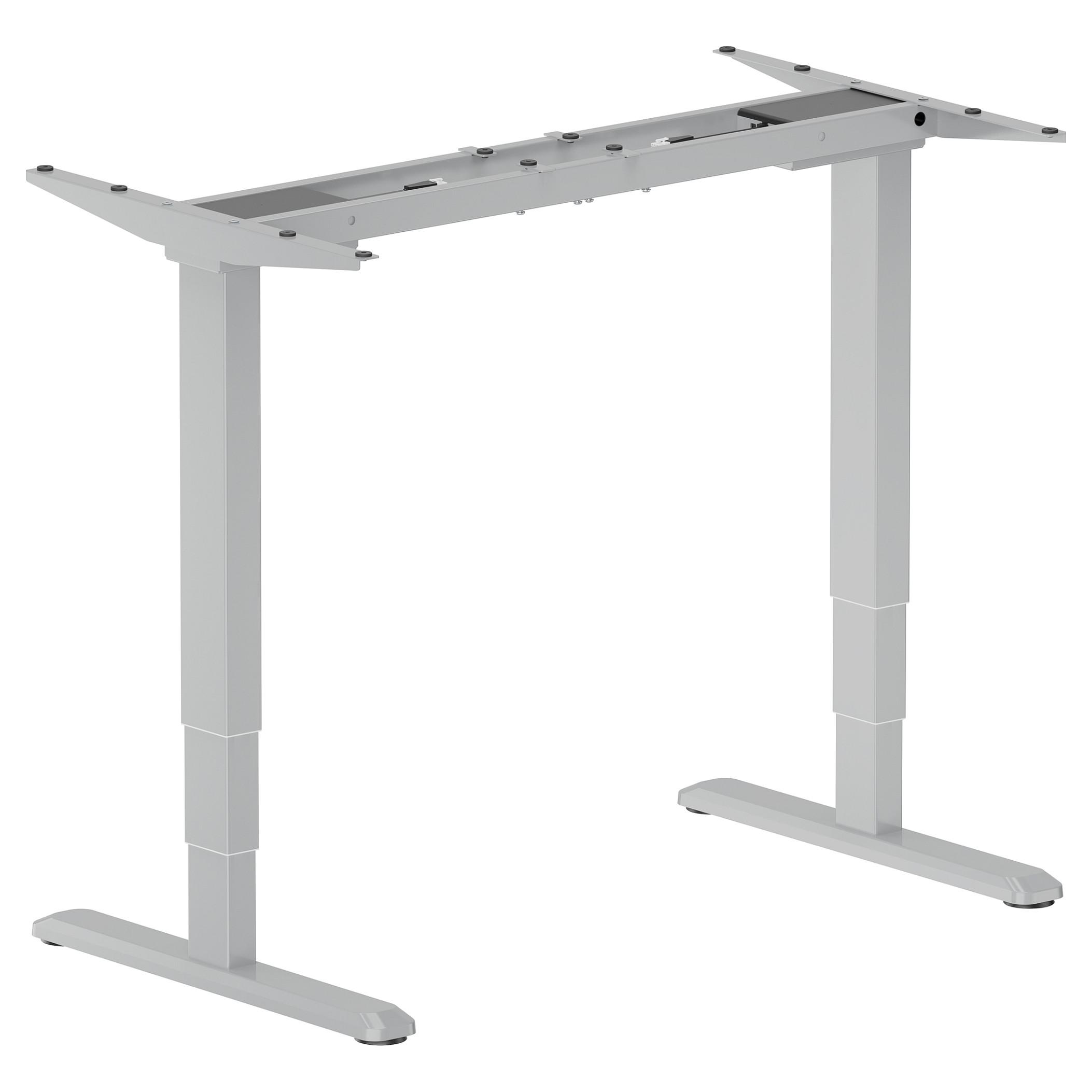 EQUIP ERGO elektrisk hæve-sænke bordstel - grå, 2 motorer, 62-126 cm, til bordplader 110-200 cm