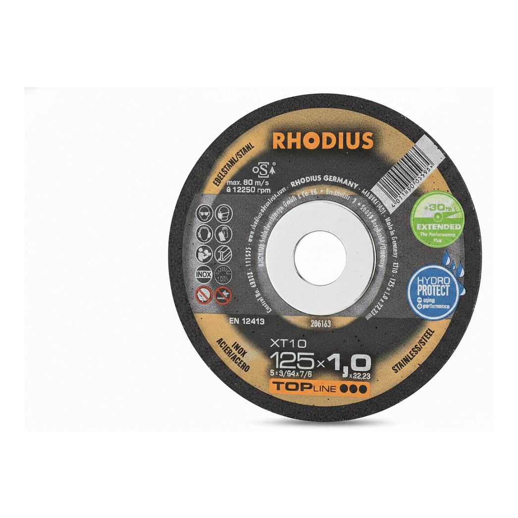 RHOD XT 10 125x1,0x22,23 XT skæreskive Top Gold med lang levetid