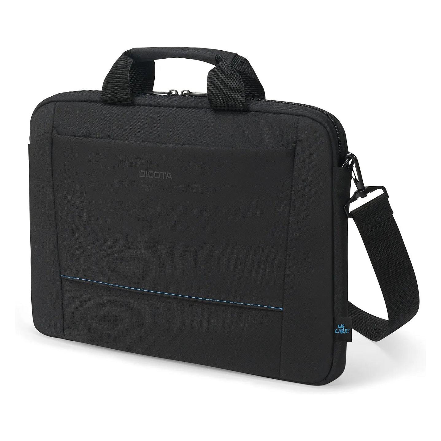 Dicota computertaske til 16" laptop, dokumentmappe i genanvendt polyester - sort