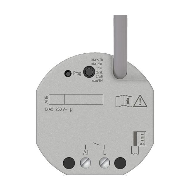 KNX-kontaktaktor JUNG 23001 1S U - 1-kanals, indbygning, Secure