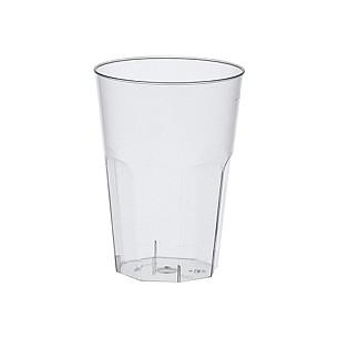 Genanvendeligt drikkebæger STARPAK 0,3 l 8 cm - transparent
