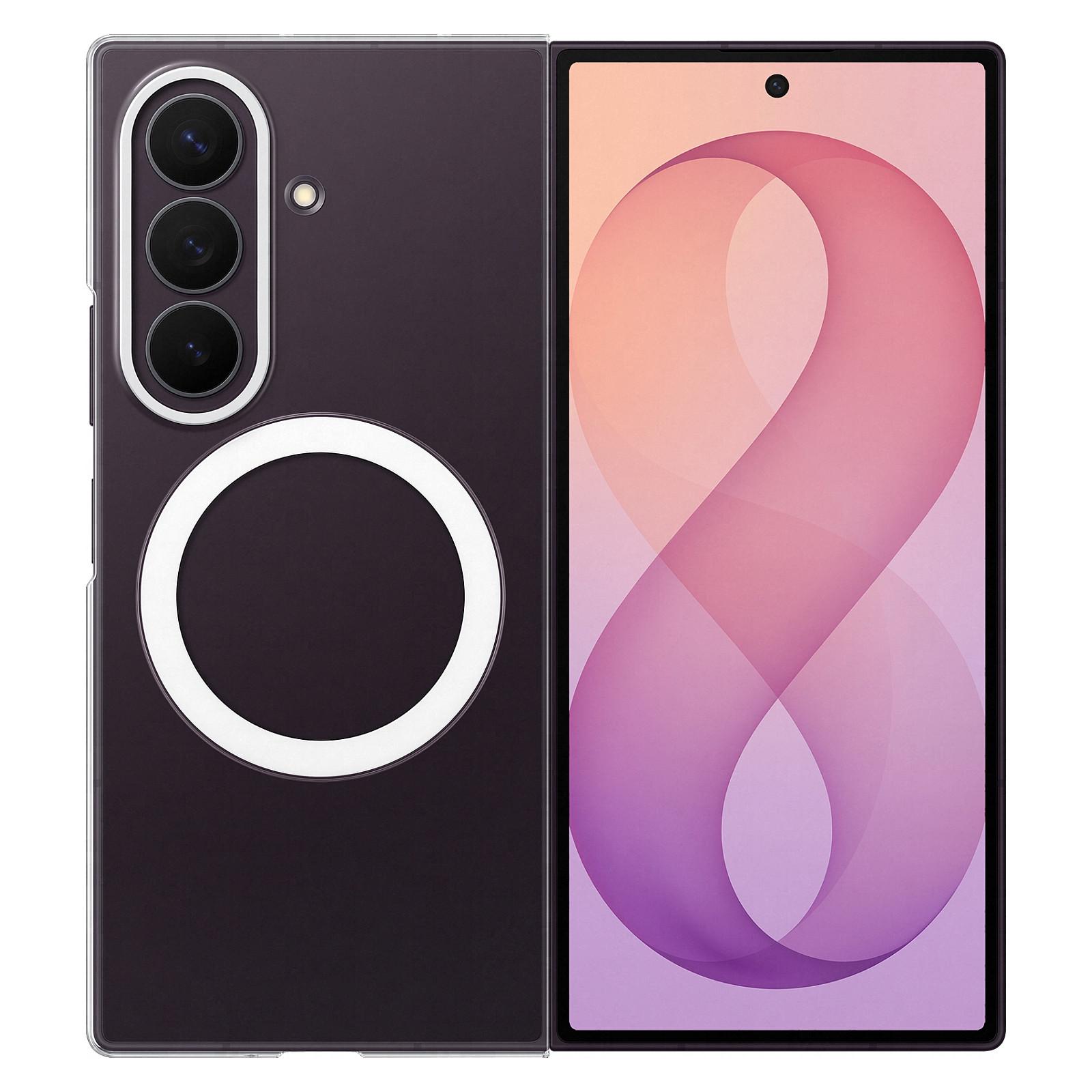 Samsung EF-CF976 gennemsigtigt mobilcover til Galaxy Z Fold8 med magneter og trådløs opladning