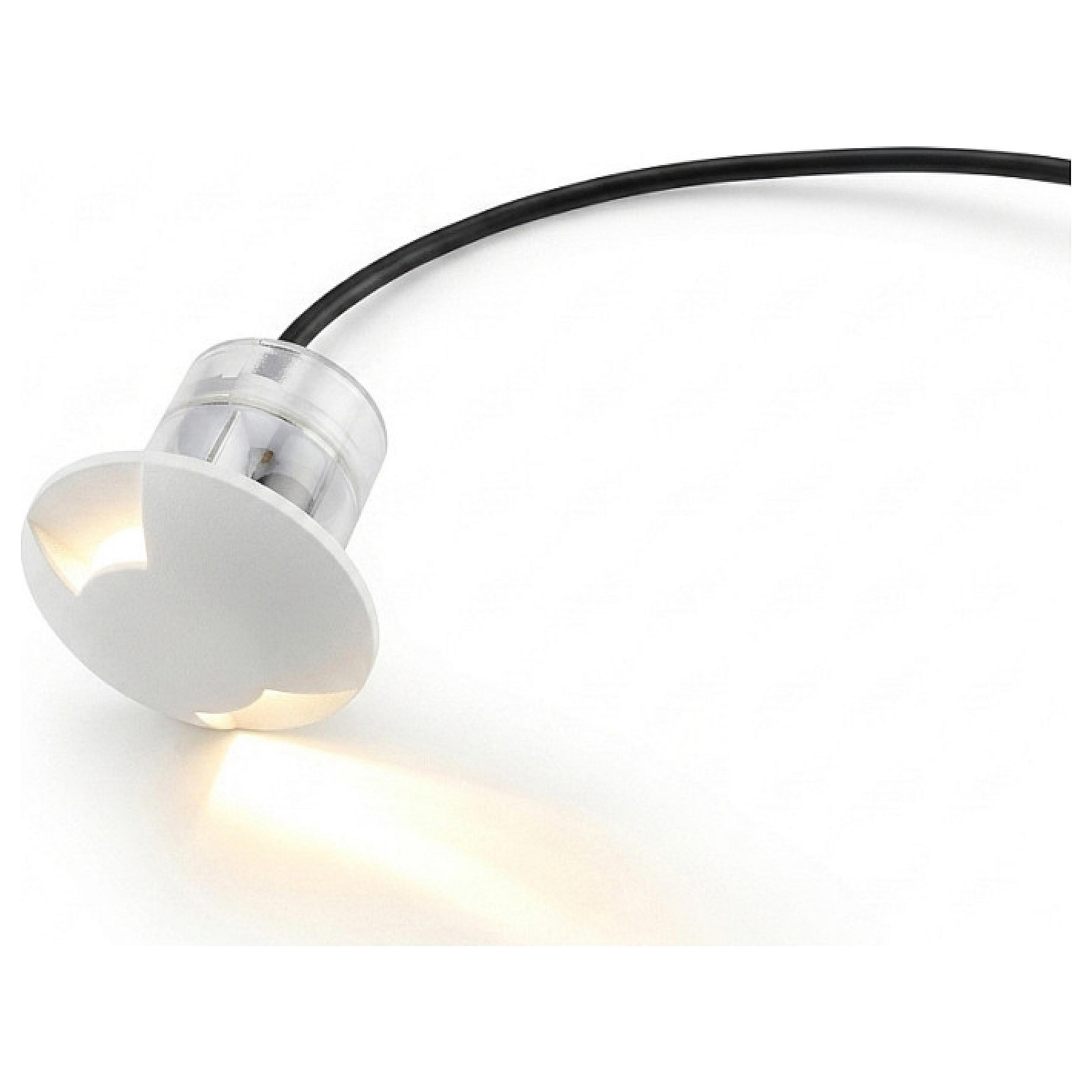 LED gulvindbygningsspot Synergy 21 ARGOS rund Segment-2 IP67 ww - hvid