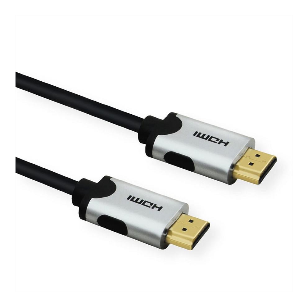 HDMI-kabel VALUE 10K Ultra High Speed 1 m - sort