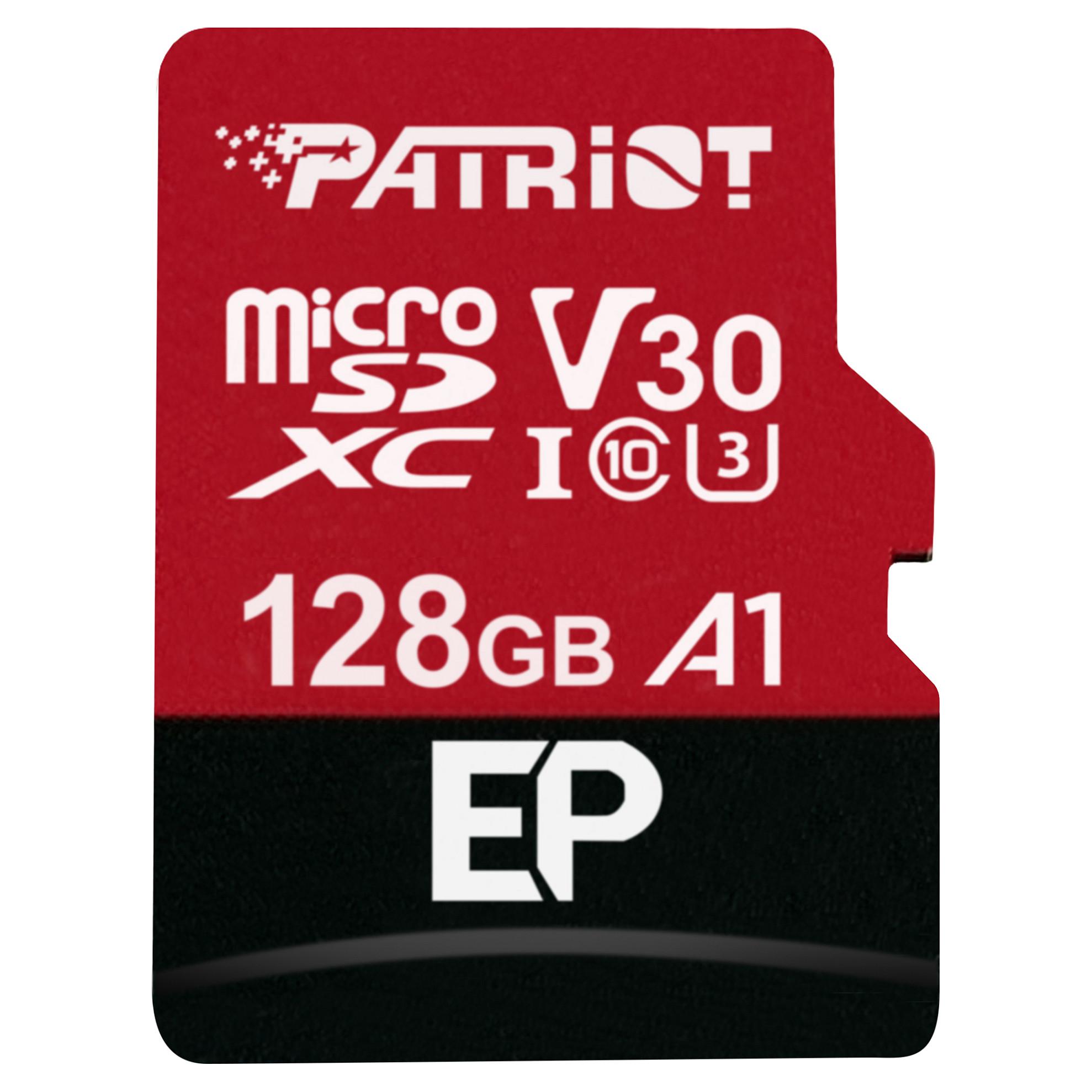 Patriot Memory EP microSDXC hukommelseskort 128 GB - Class 10, U3, V30, A1