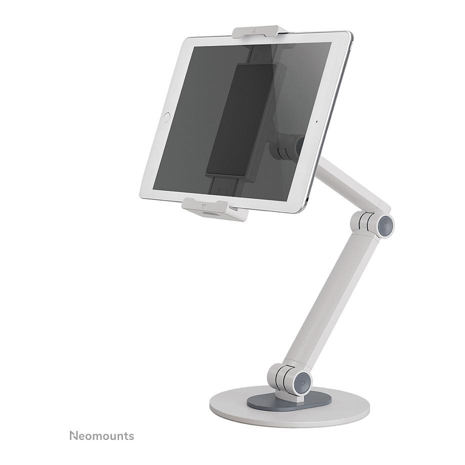 Neomounts DS15-550WH1 - Stativ - for tablet - hvid - skærmstørrelse: 4.7-12.9 - skrivebord