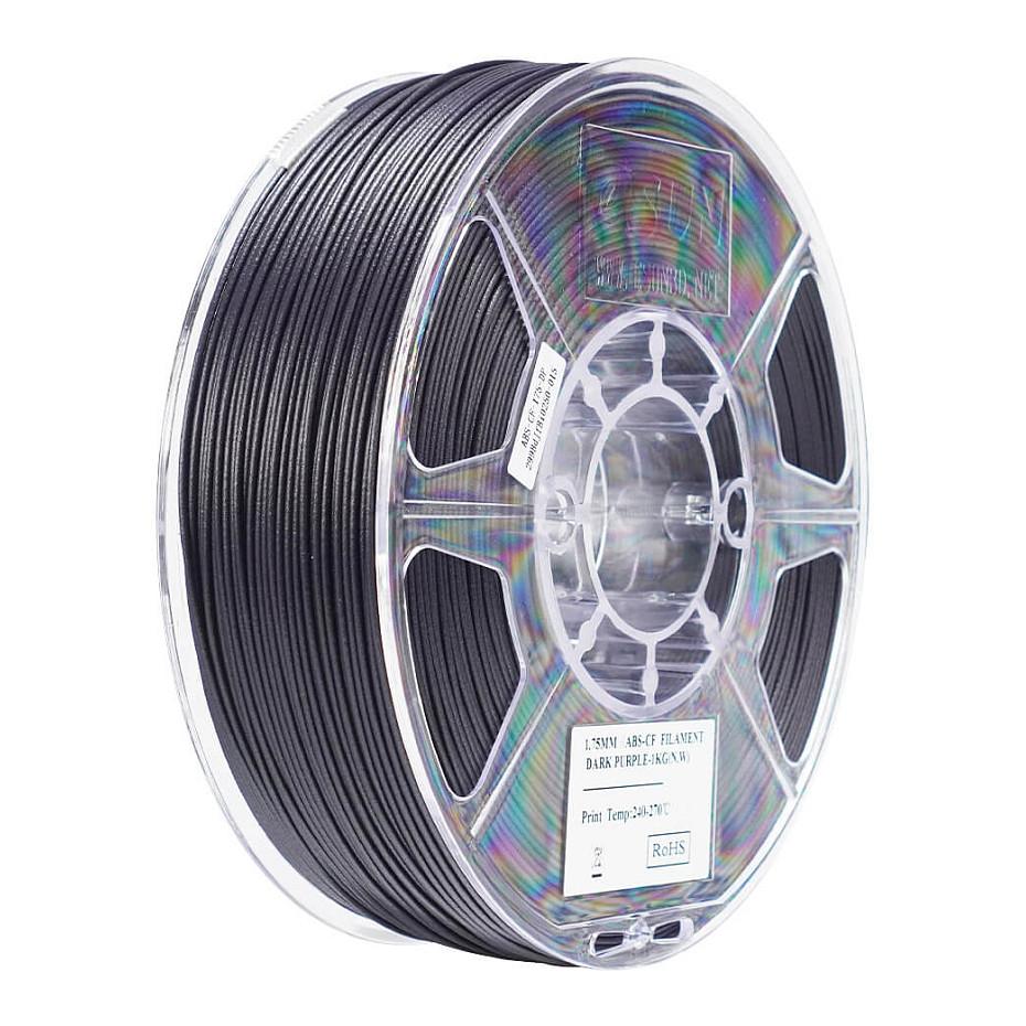 3D-printerfilament eSUN EABS-CF 1,75 mm 1 kg - Dark purple