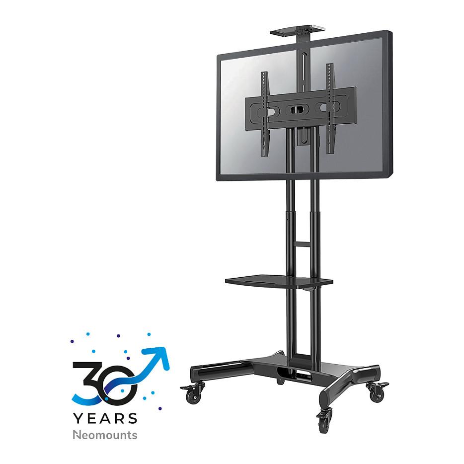Neomounts NM-M1700 - Vogn med hjul - for LCD display - sort - skærmstørrelse: 32-75