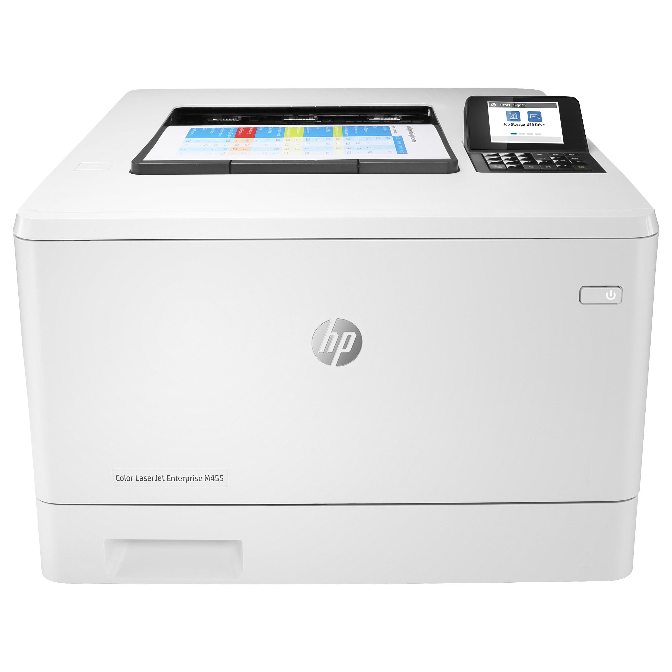 Farvelaserprinter HP Color LaserJet Enterprise M455dn - A4, LAN, duplex