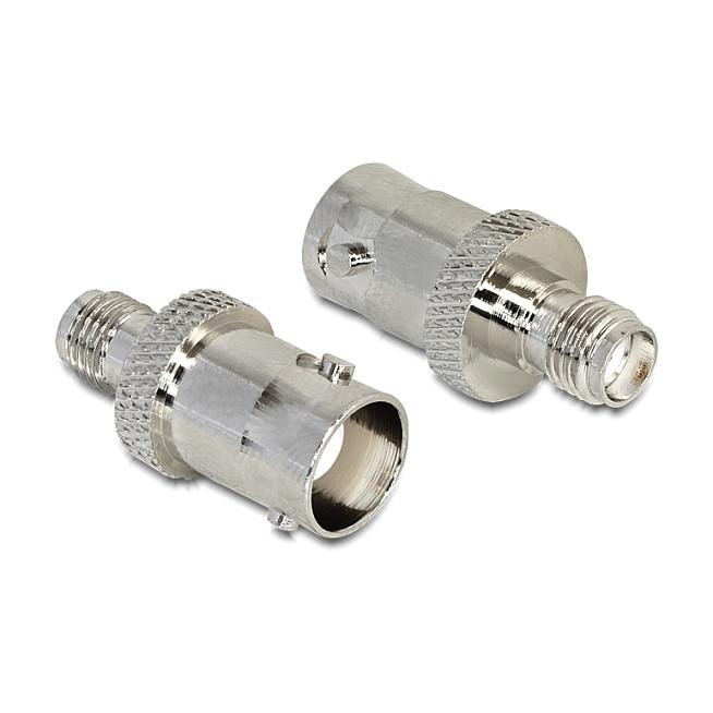 Adapter DeLOCK 88568 SMA hun til BNC hun - 50 ohm