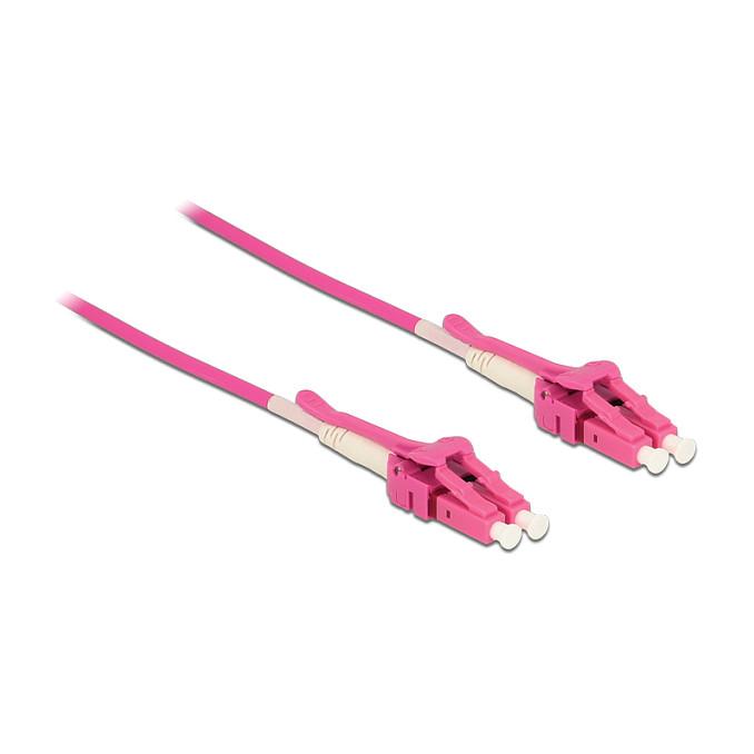 Fiberoptisk kabel DeLOCK LC til LC OM4 Uniboot - 5 m