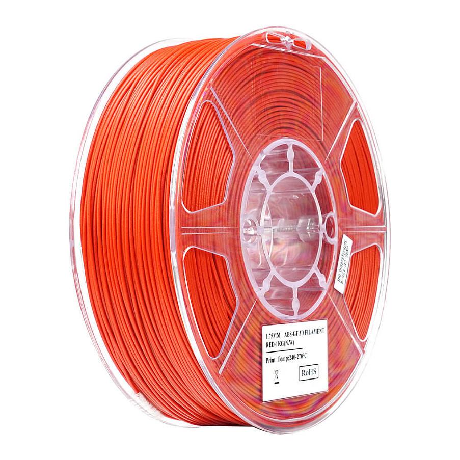 3D-printerfilament eSUN ABS-GF 1,75 mm 1 kg - rød