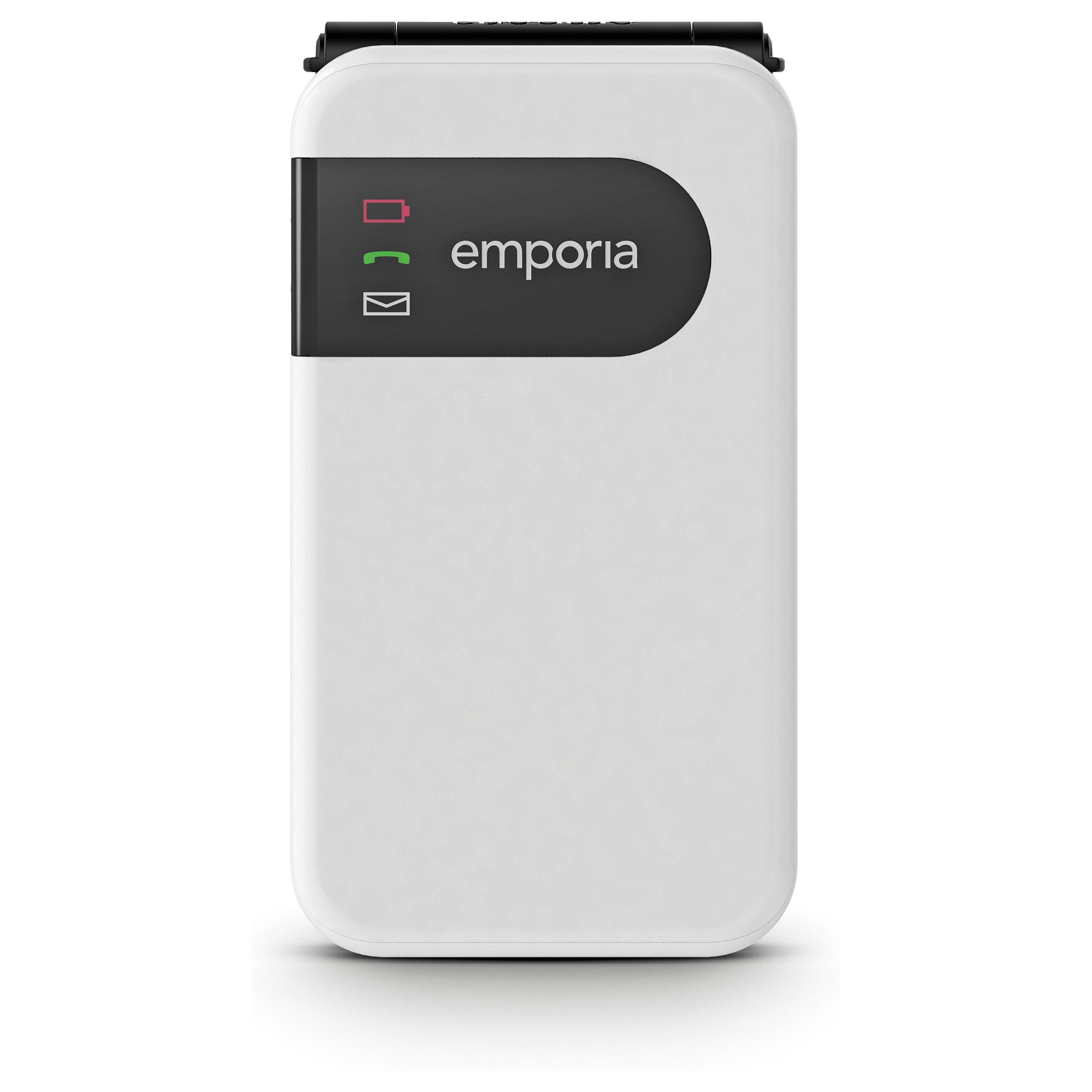 Emporia Simplicity Glam (V3) klaptelefon - sort/hvid