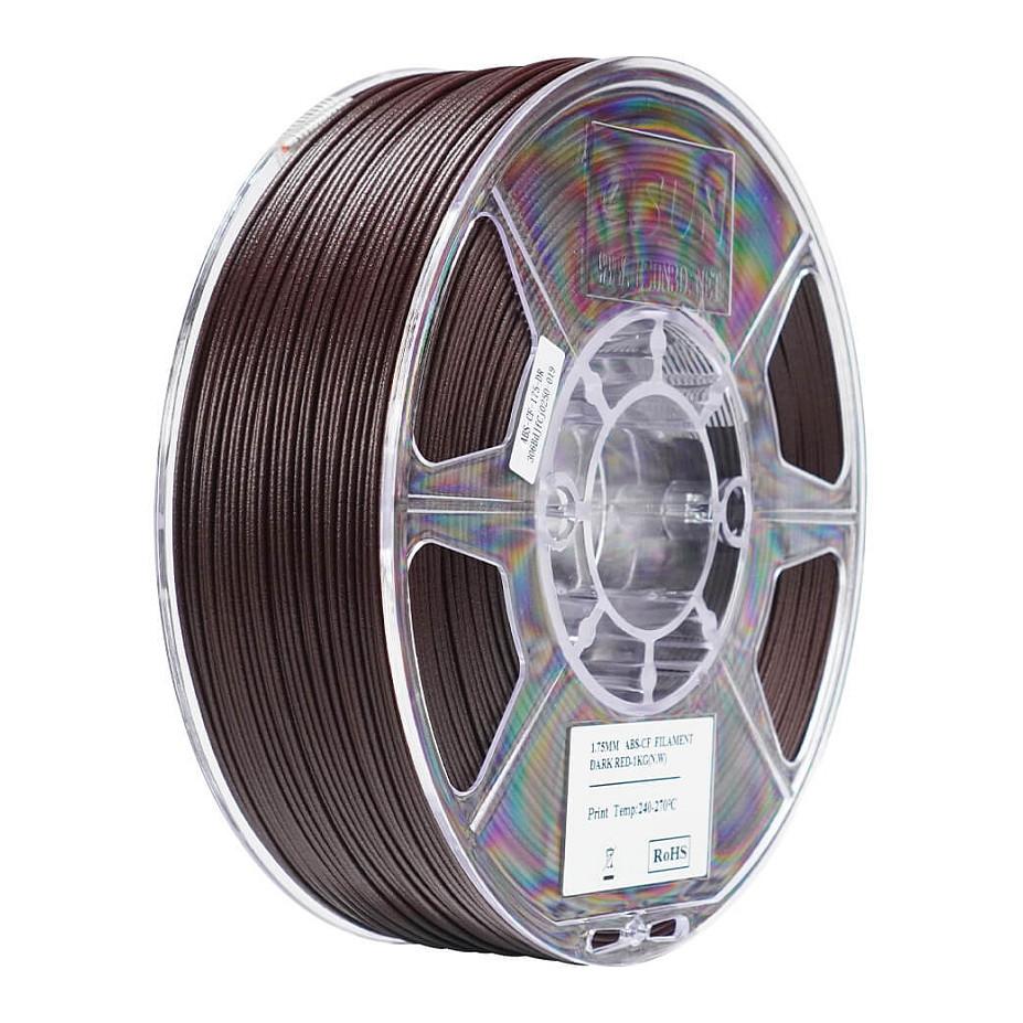 3D-printerfilament eSUN EABS-CF 1,75 mm 1 kg - Dark Red
