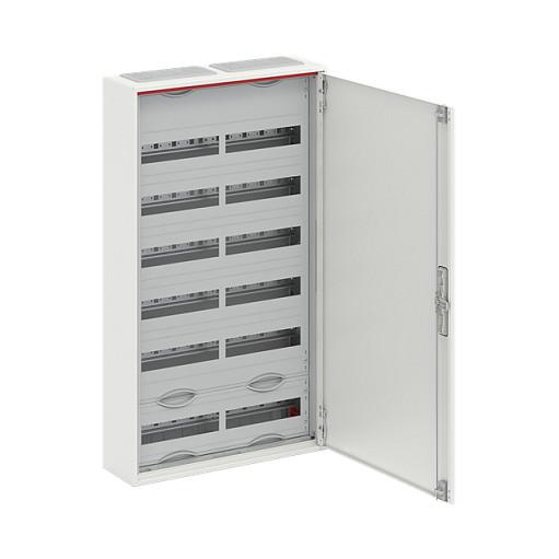 Modultavle ComfortLineCA udenpåliggende hermetisk stål 6x24 144M IP44 125A Klasse II fulddør N+PE Quick CA26V 2CPX