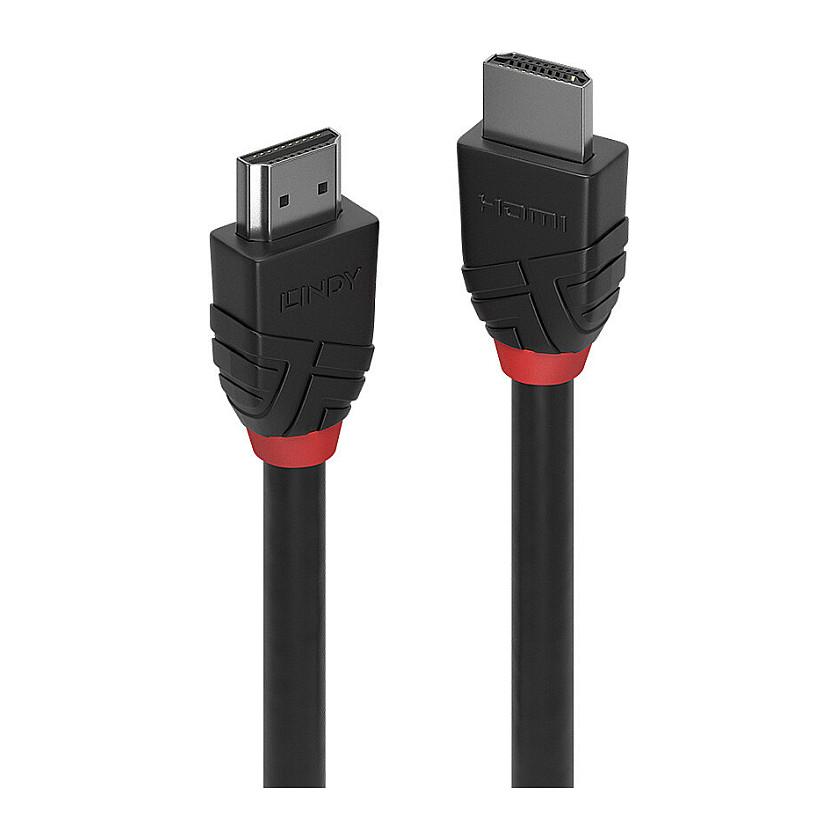 HDMI-kabel Lindy Black Line 7,5 m - sort