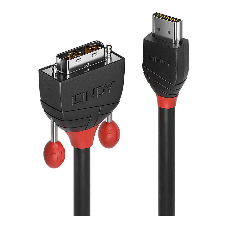 HDMI til DVI-D kabel Lindy Black Line - 2 m