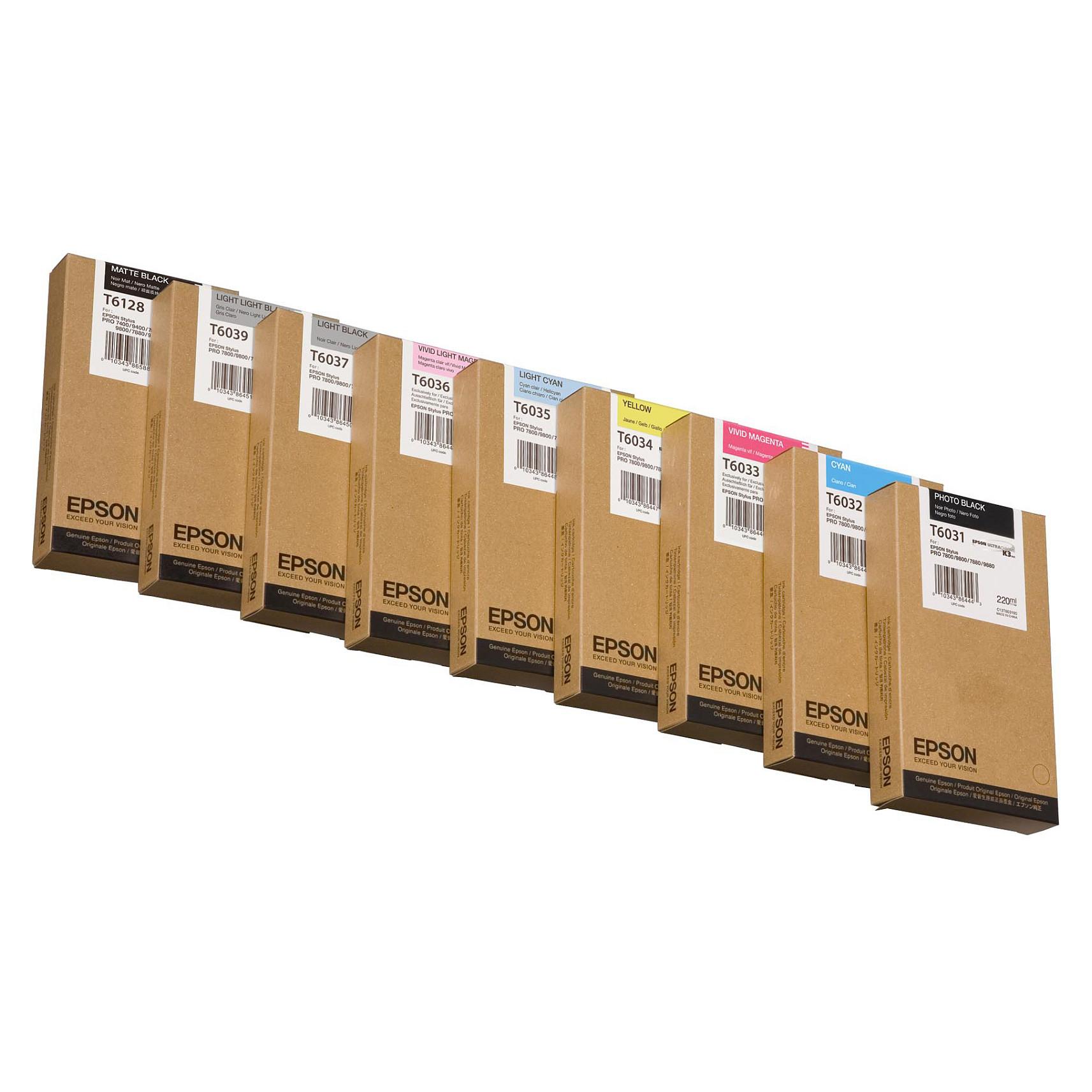 Epson Epson T6031 Blækpatron sort foto T6031 Modsvarer: N/A