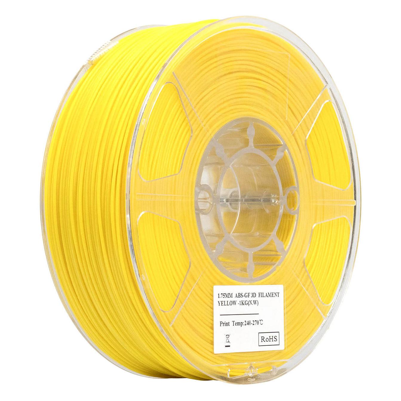 3D-printerfilament eSUN ABS-GF 1,75 mm - gul, 1 kg