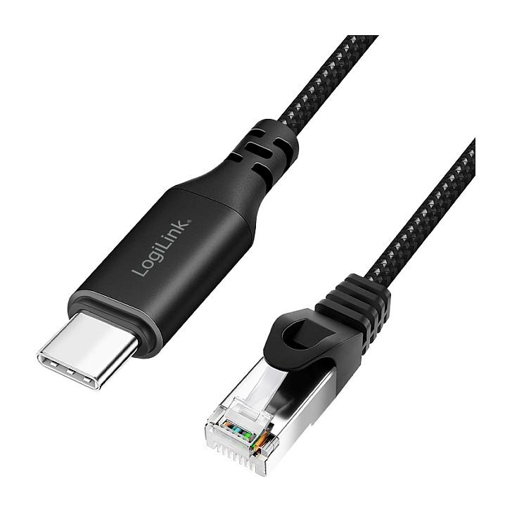 Ethernet-kabel LogiLink USB 3.2 USB-C til RJ45 1 Gbps - 5 m