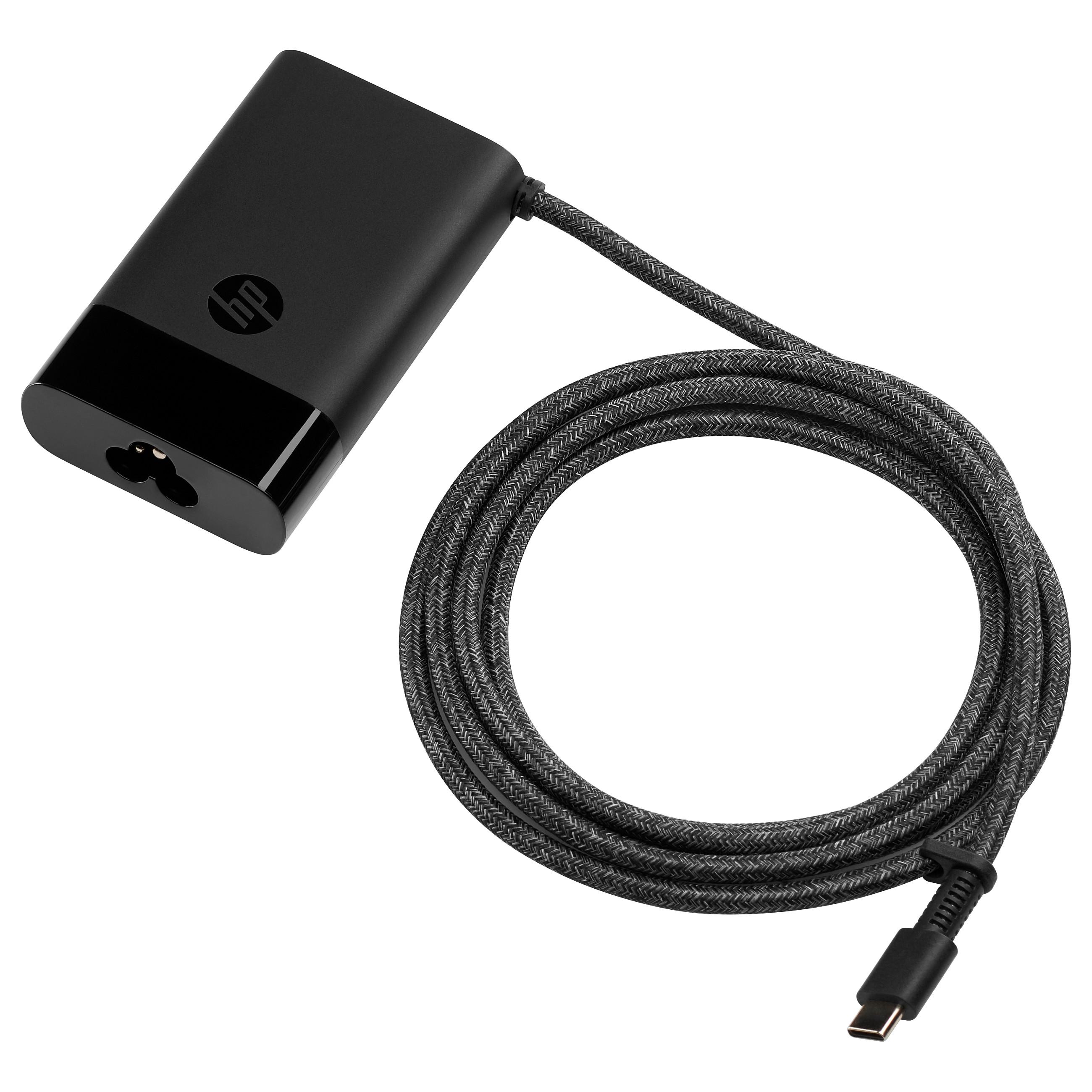 HP 65 W USB-C strømadapter til Europa - 5/9/12/15/20 V, AC 115/230 V