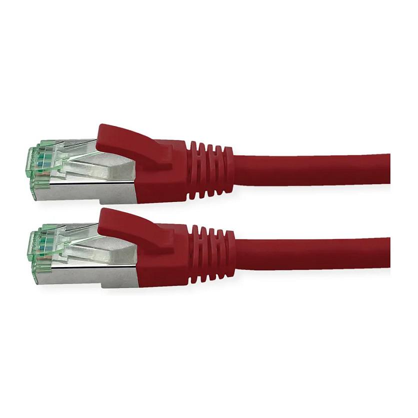 Patchkabel ROLINE RM Cat.6A S/FTP - rød, 0,3 m