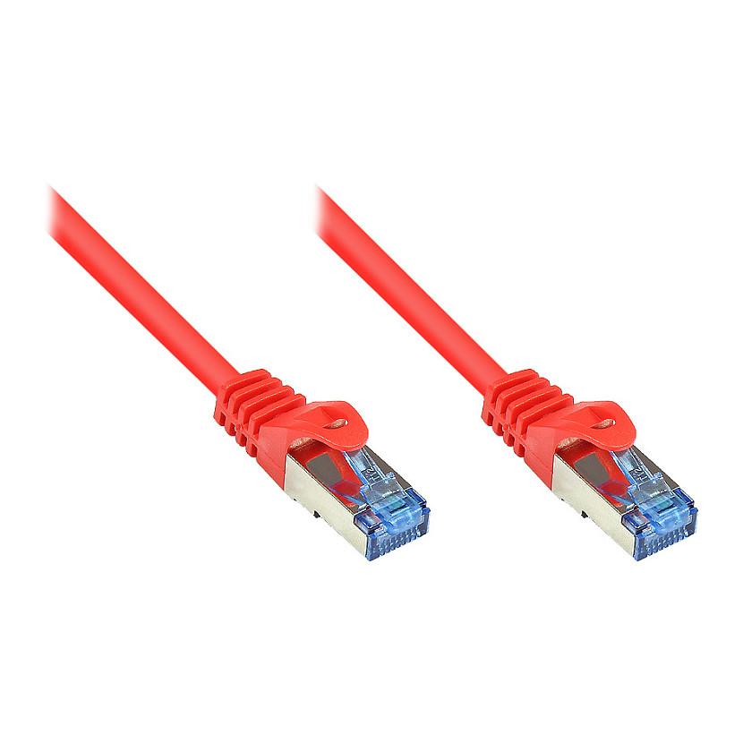 Patchkabel Cat. 6A S/FTP RJ-45 1,5 m - rød