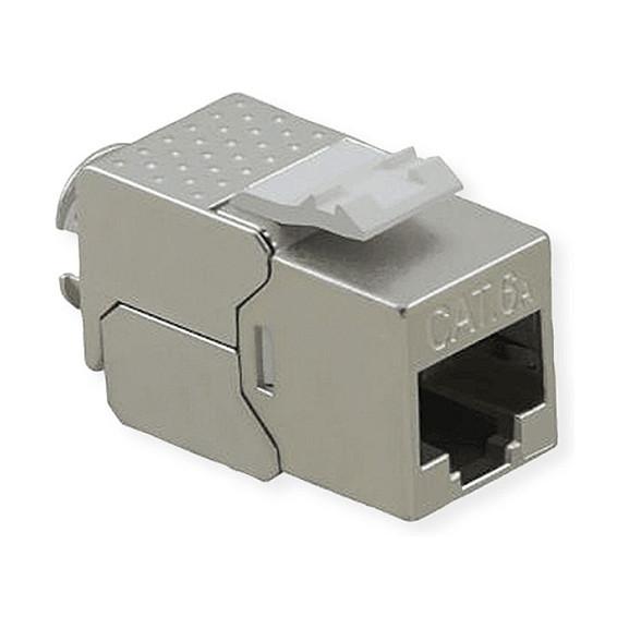 Keystone-modul VALUE Kat.6A Class EA RJ-45 skærmet værktøjsløs SuperSLIM