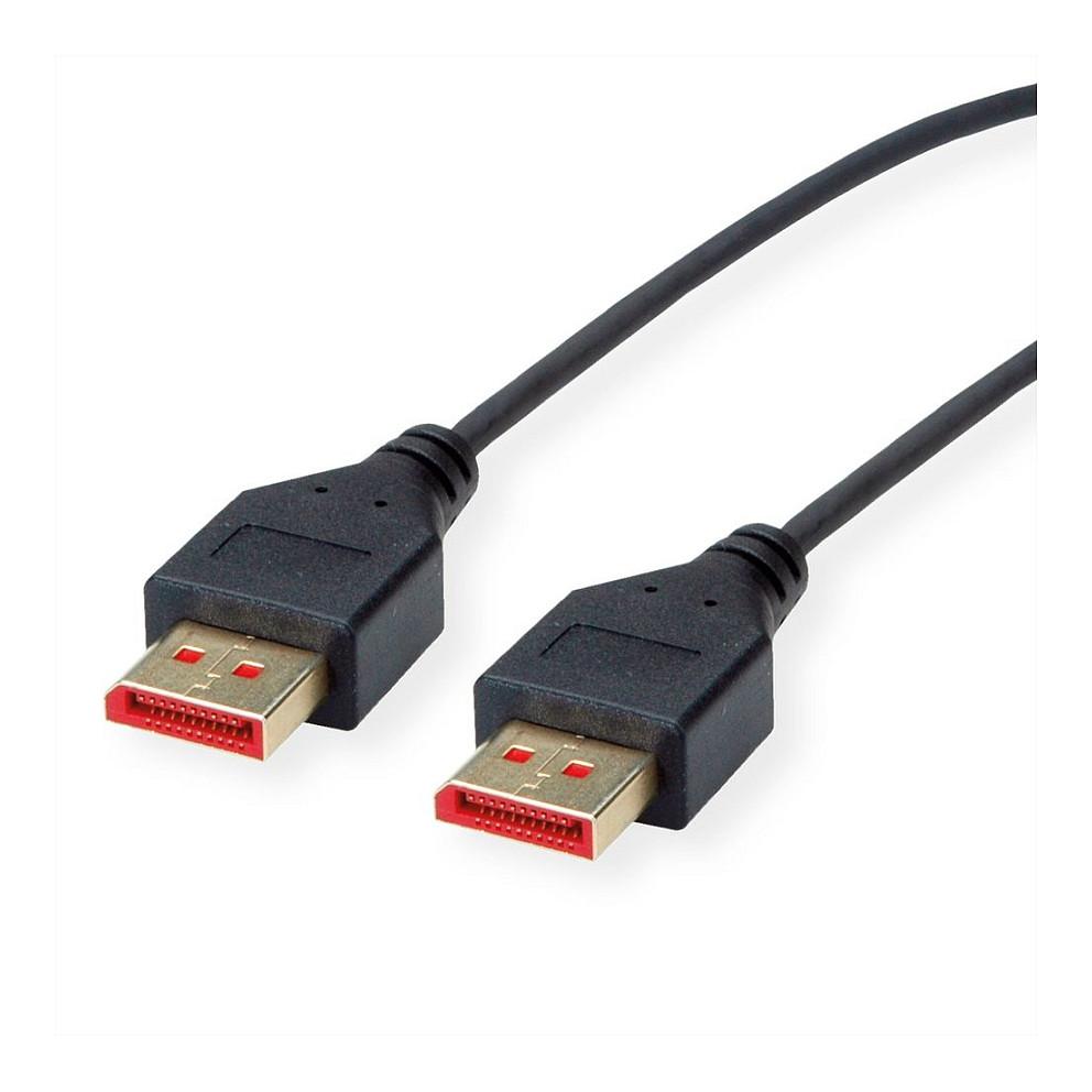 DisplayPort-kabel ROLINE DP V1.4 Slim - 1 m
