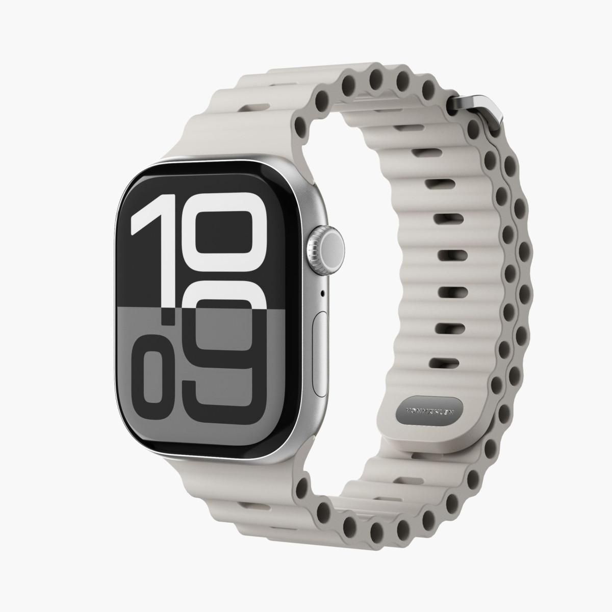 Smartwatchrem Vonmählen Wave Band 2 - Cream 42 / 44 / 45 / 49 mm