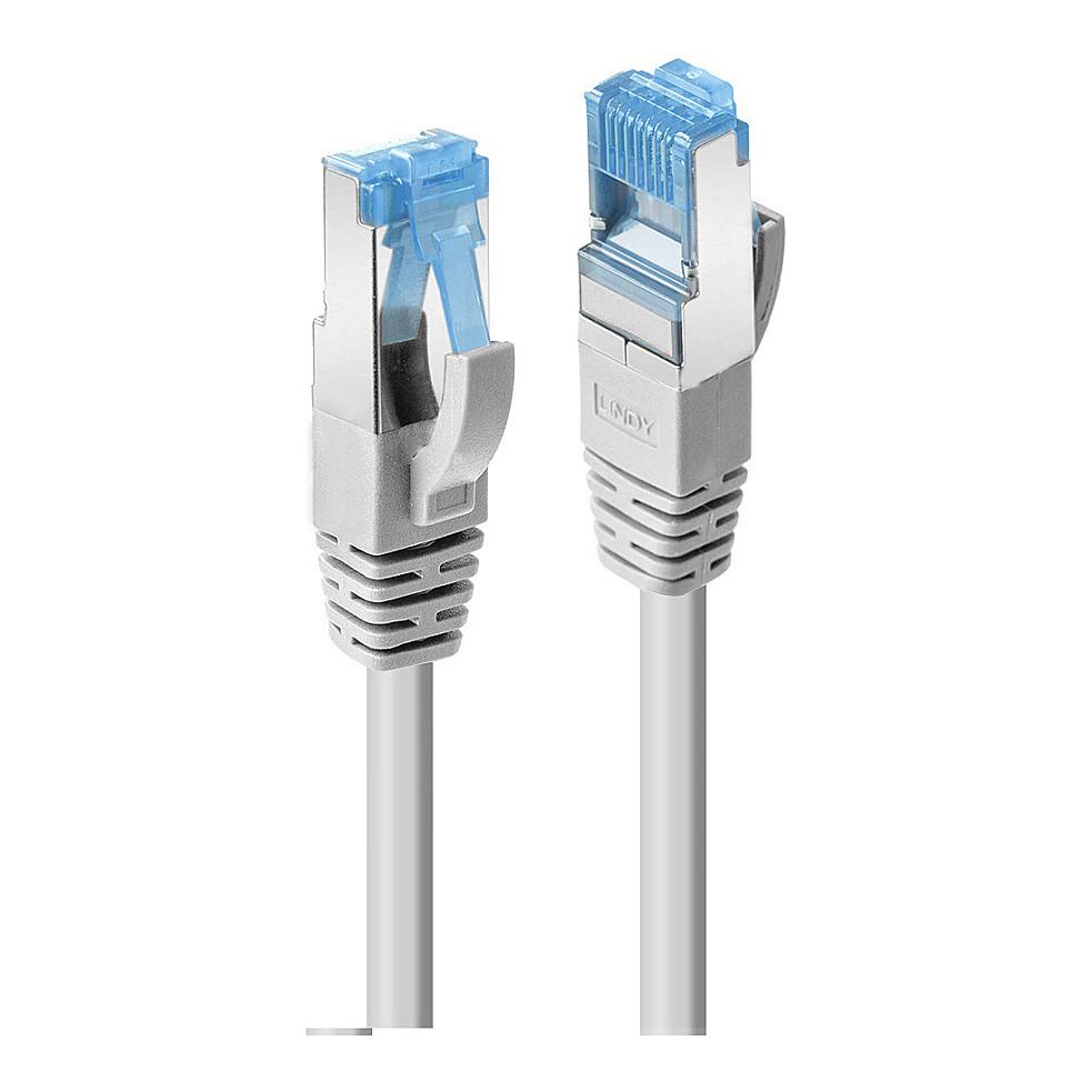Netværkskabel Lindy Cat6A S/FTP LSZH - grå 1,5 m