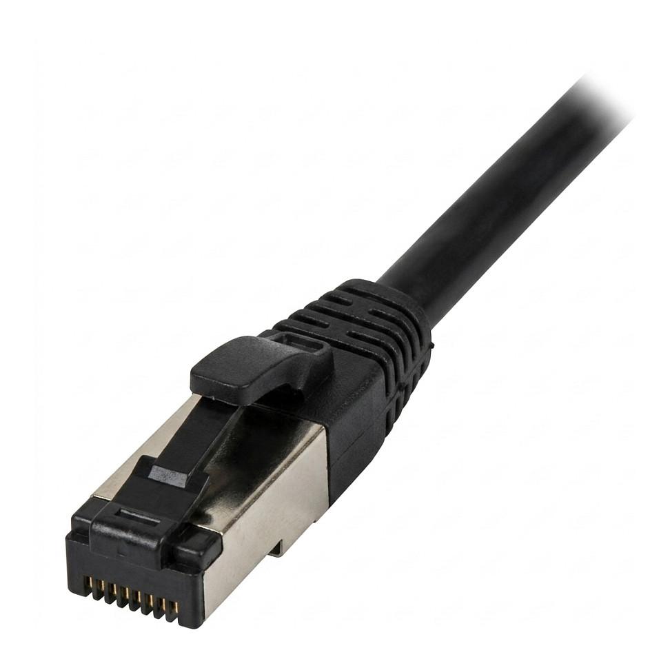 Patchkabel RJ45 CAT81 2000Mhz 5m schwarz SSTPSFTP TPELSZHSuperFlex AWG26 Synergy 21