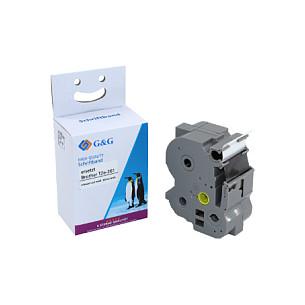 Labeltape G&G kompatibel med Brother TZe-261 - 36 mm x 8 m