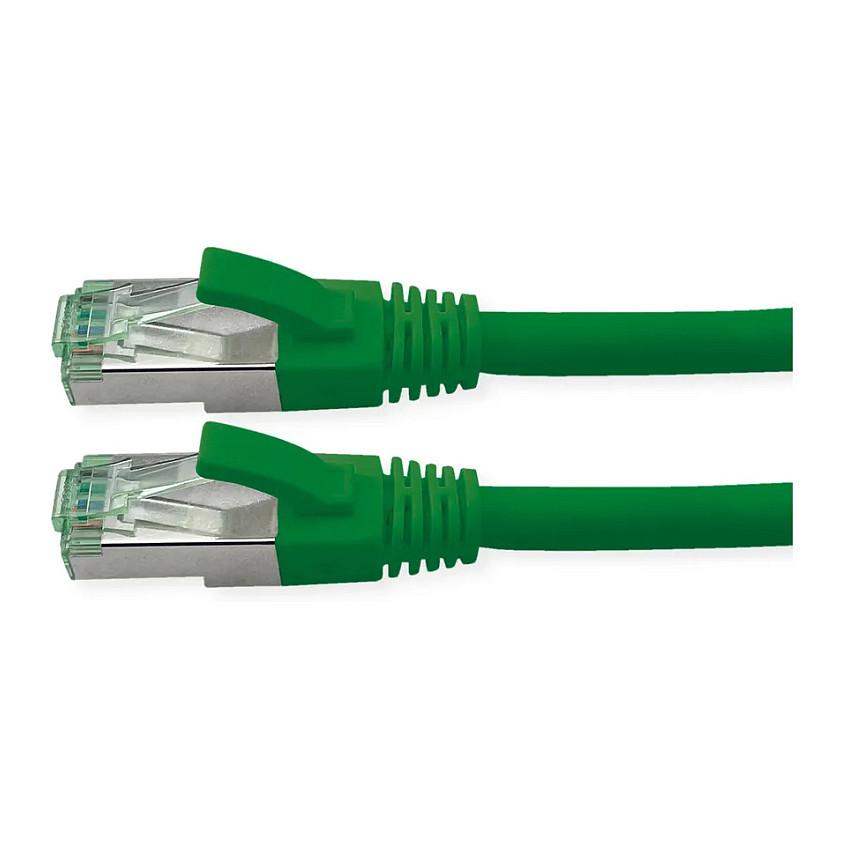 Patchkabel ROLINE RM Cat.6A S/FTP - grøn, 2 m
